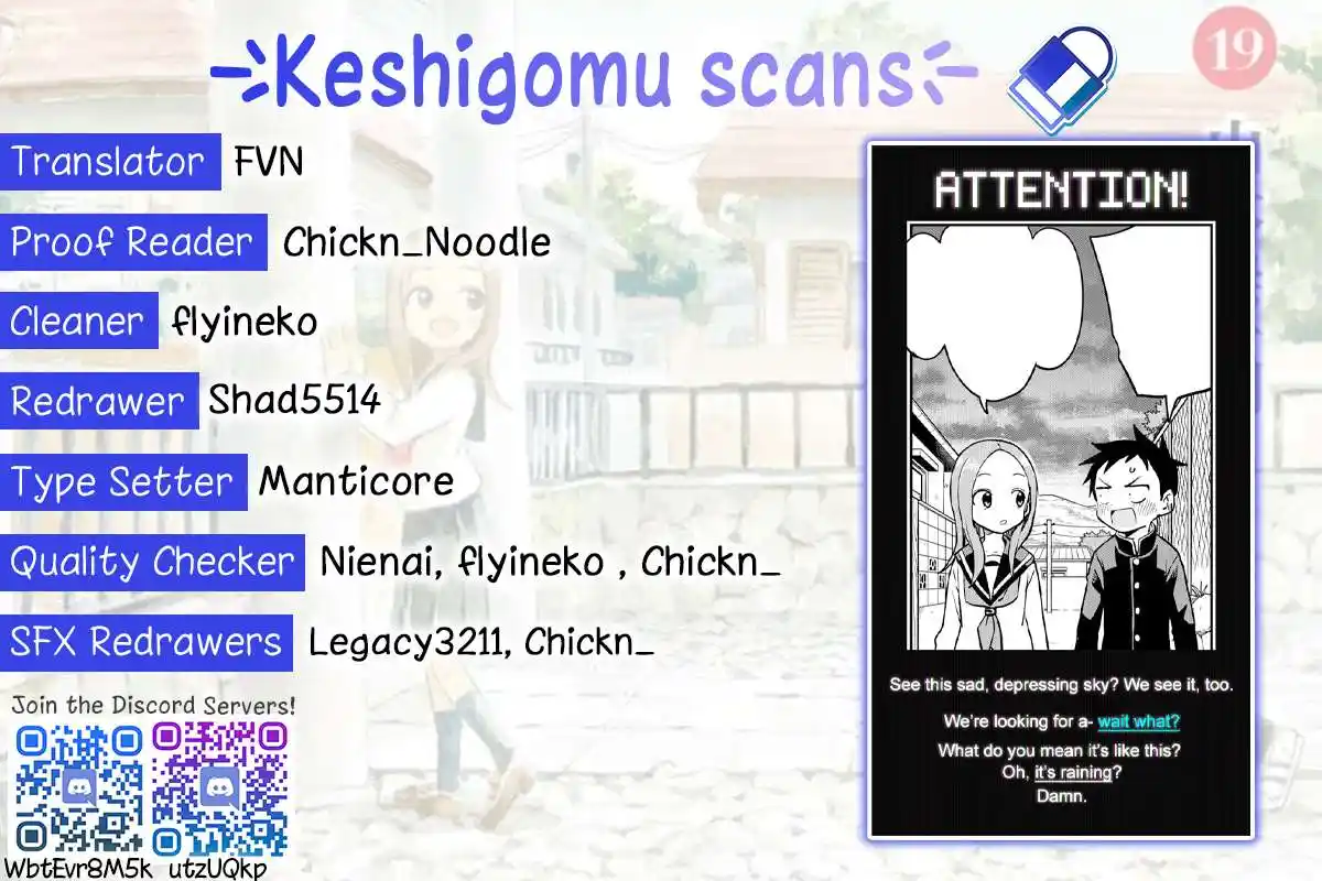 Karakai Jouzu no Takagi-san Chapter 174