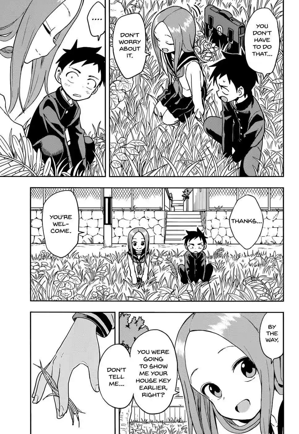 Karakai Jouzu no Takagi san Dropped Something