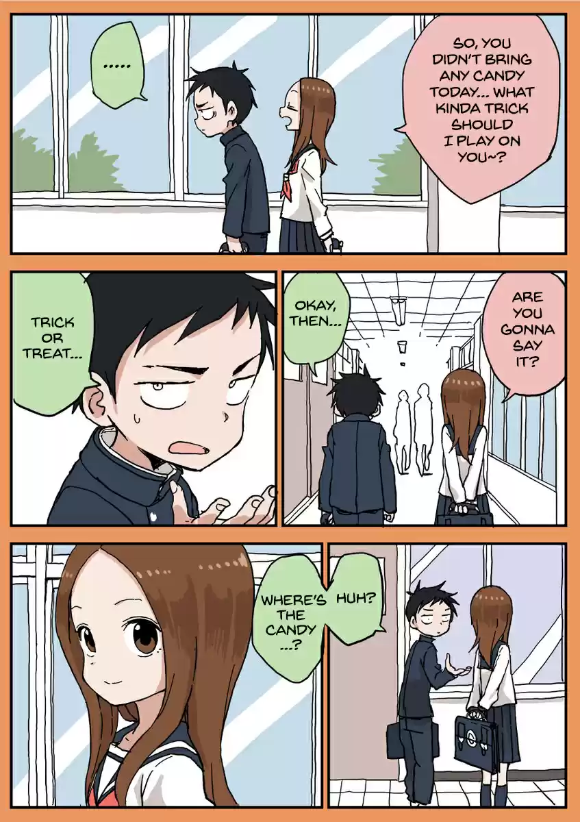 Karakai Jouzu no Takagi san Vol. 12 Ch. 107.6 Halloween Short (2018)