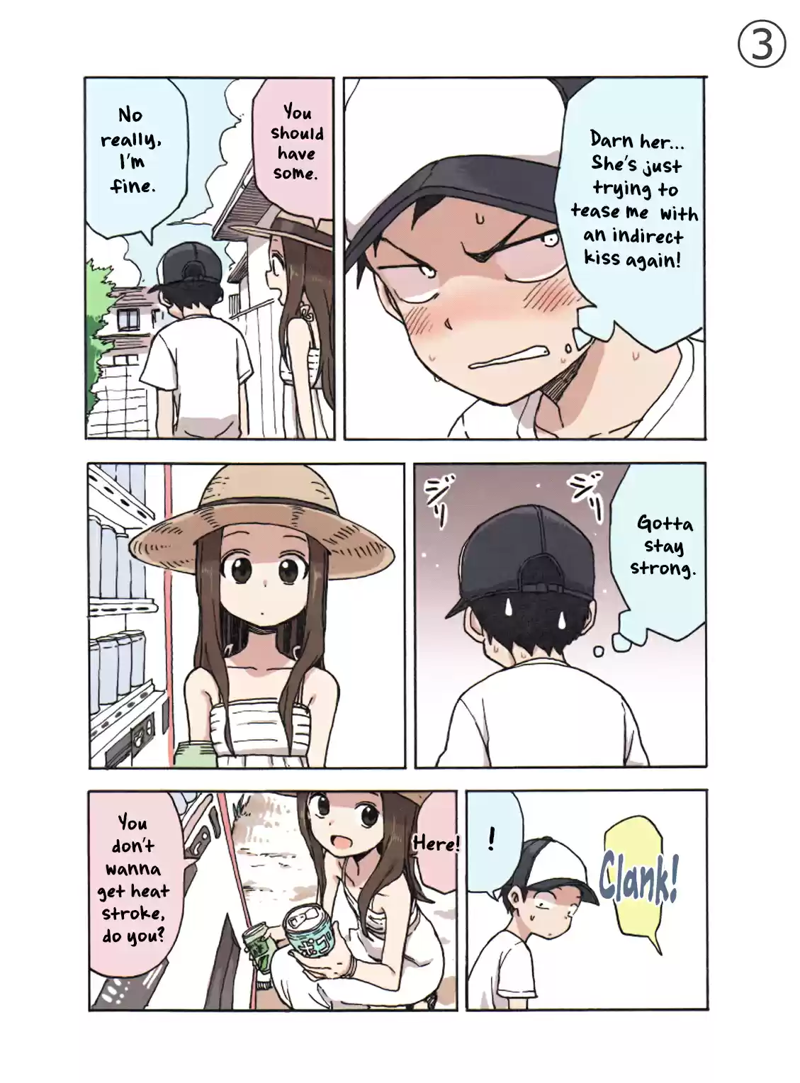 Karakai Jouzu no Takagi san Vol. 4 Ch. 35.5 Color Extra