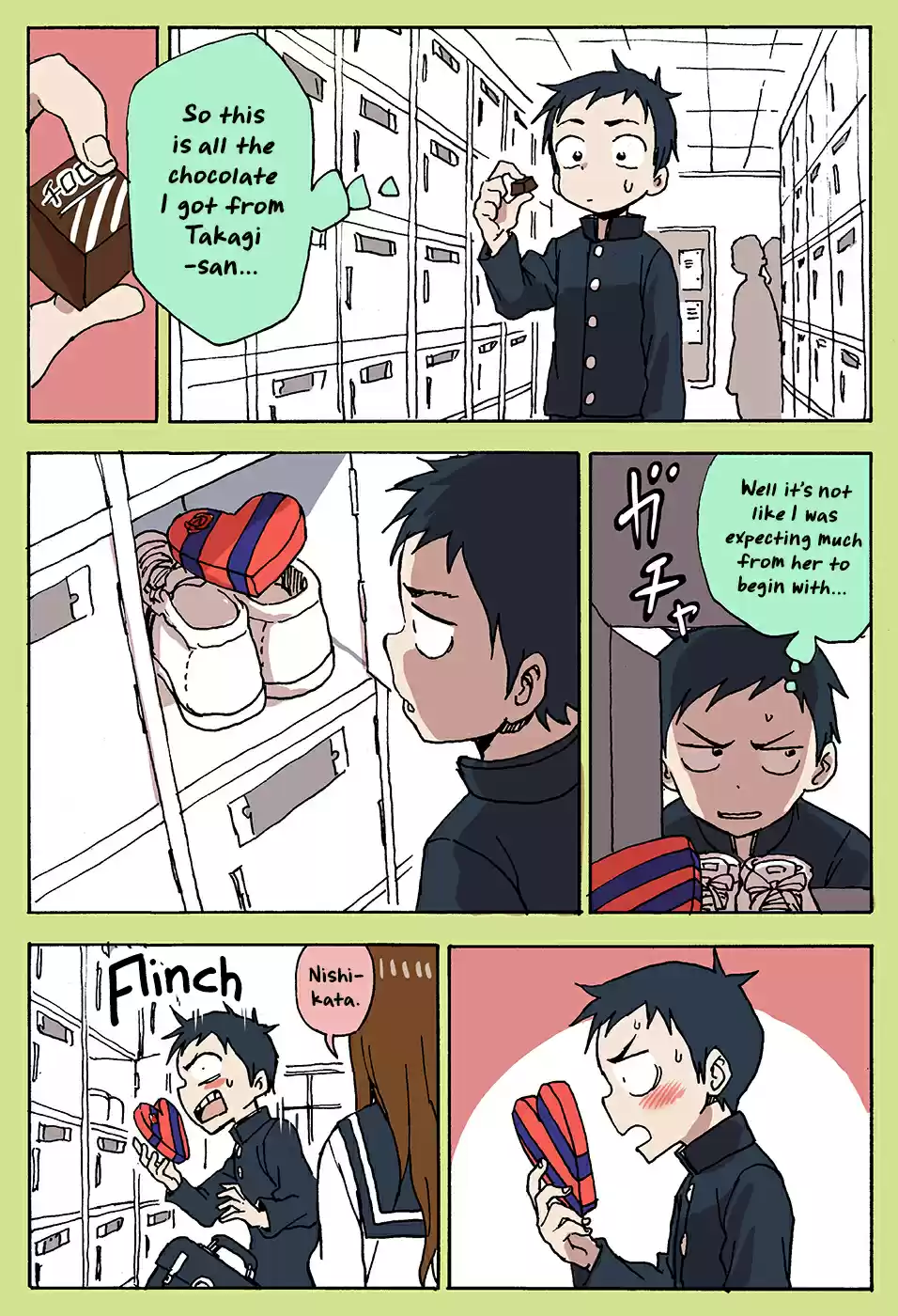 Karakai Jouzu no Takagi san Vol. 8 Ch. 71.9 Valentine's [Part 1 2 web version]