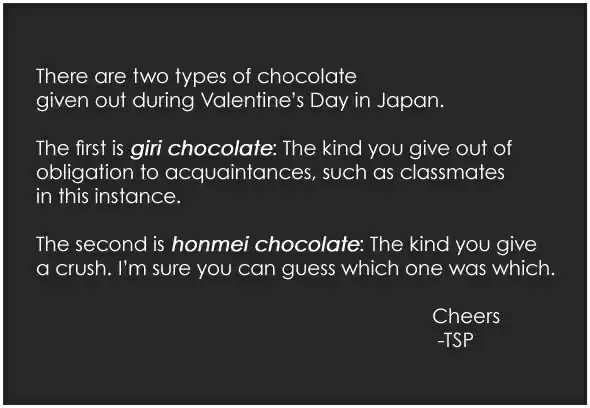 Karakai Jouzu no Takagi san Vol. 8 Ch. 71.9 Valentine's [Part 1 2 web version]