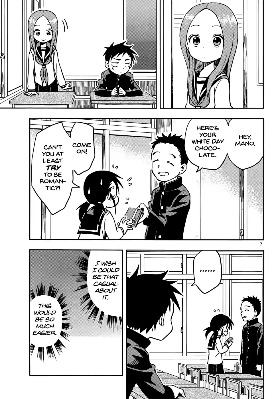 Karakai Jouzu no Takagi san Vol. 99 Returning the Favor