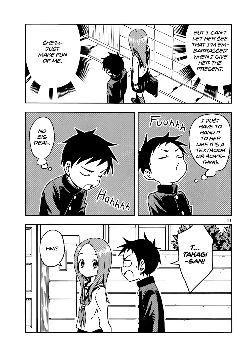Karakai Jouzu no Takagi san Vol. 99 Returning the Favor