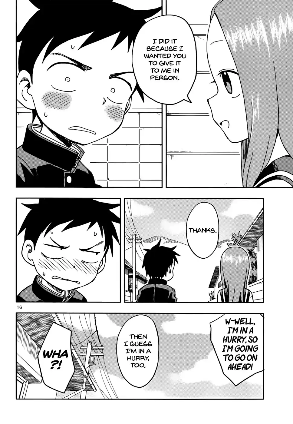 Karakai Jouzu no Takagi san Vol. 99 Returning the Favor