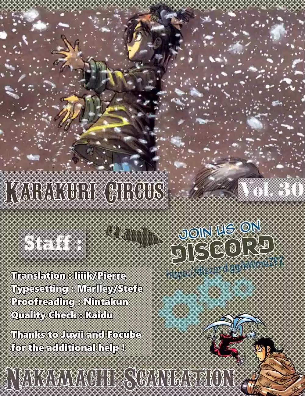 Karakuri Circus Vol. 30 Ch. 287 Main Part Welcome to the Kuroga Village Act 5