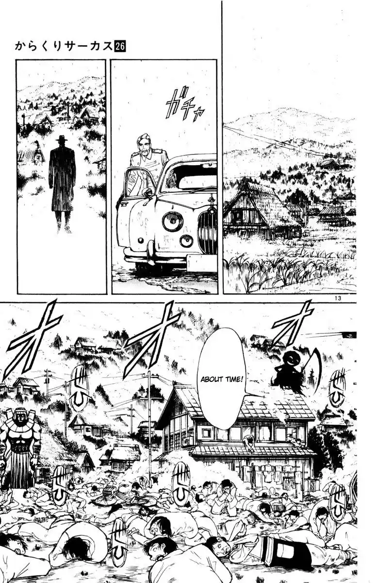 Karakuri Circus Vol.26 Chapter 253: Circus - Final Act - Act 41: Kuroga Village, 1997