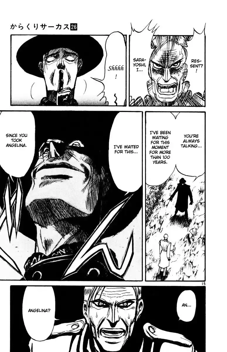 Karakuri Circus Vol.26 Chapter 253: Circus - Final Act - Act 41: Kuroga Village, 1997