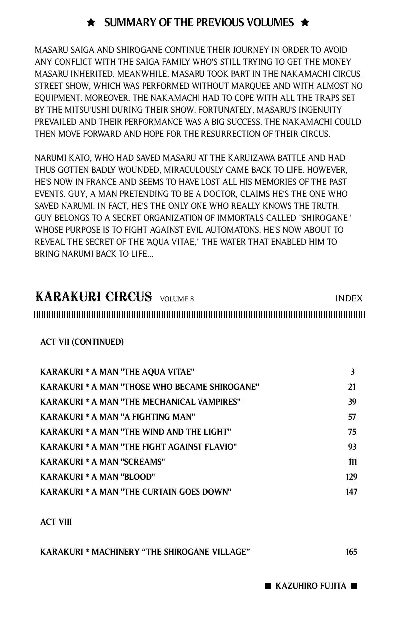 Karakuri Circus Vol.8 Chapter 67