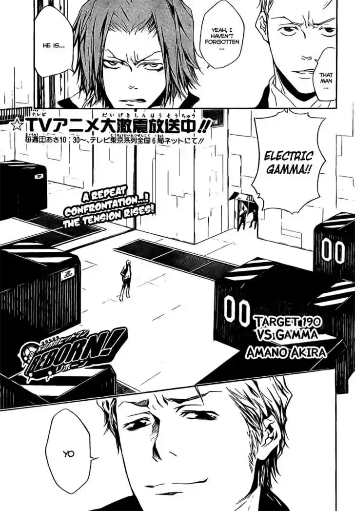 Kateikyoushi Hitman Reborn! 190