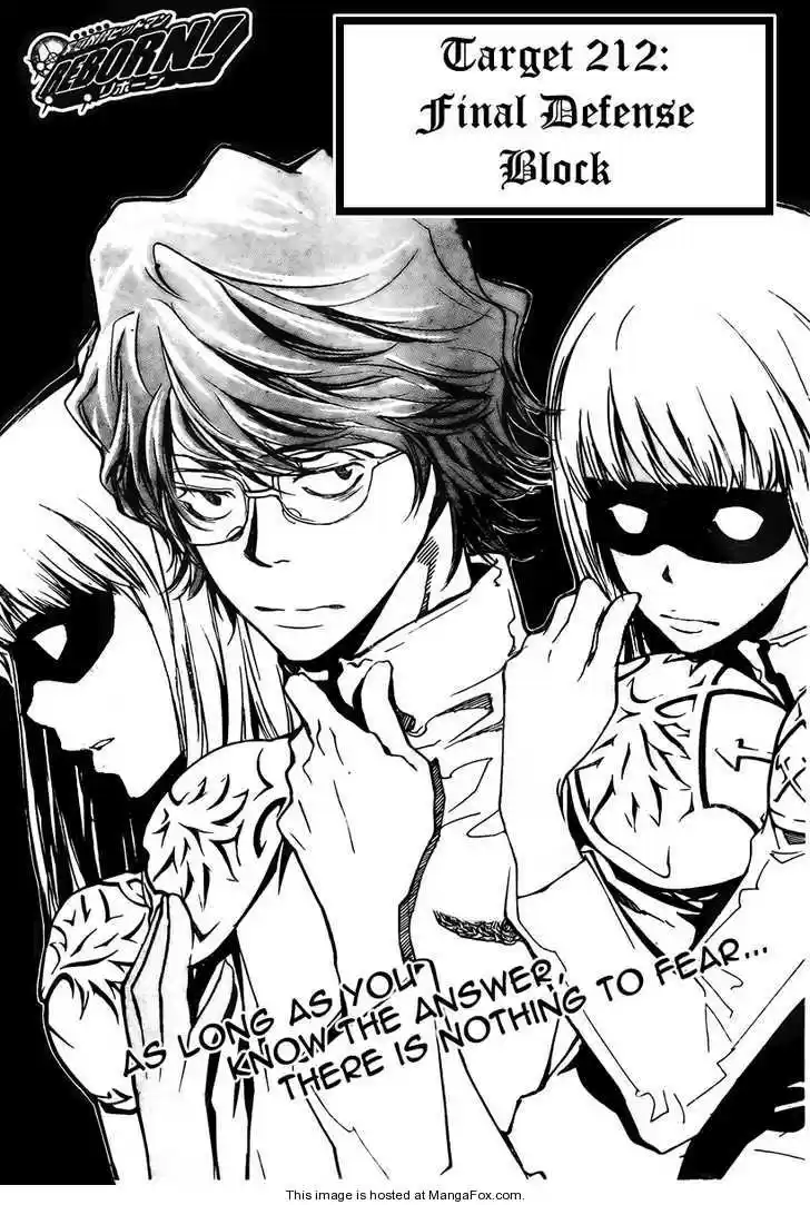 Kateikyoushi Hitman Reborn! 212