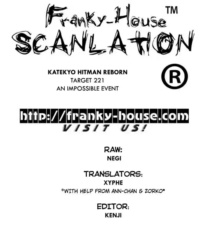 Kateikyoushi Hitman Reborn! 221