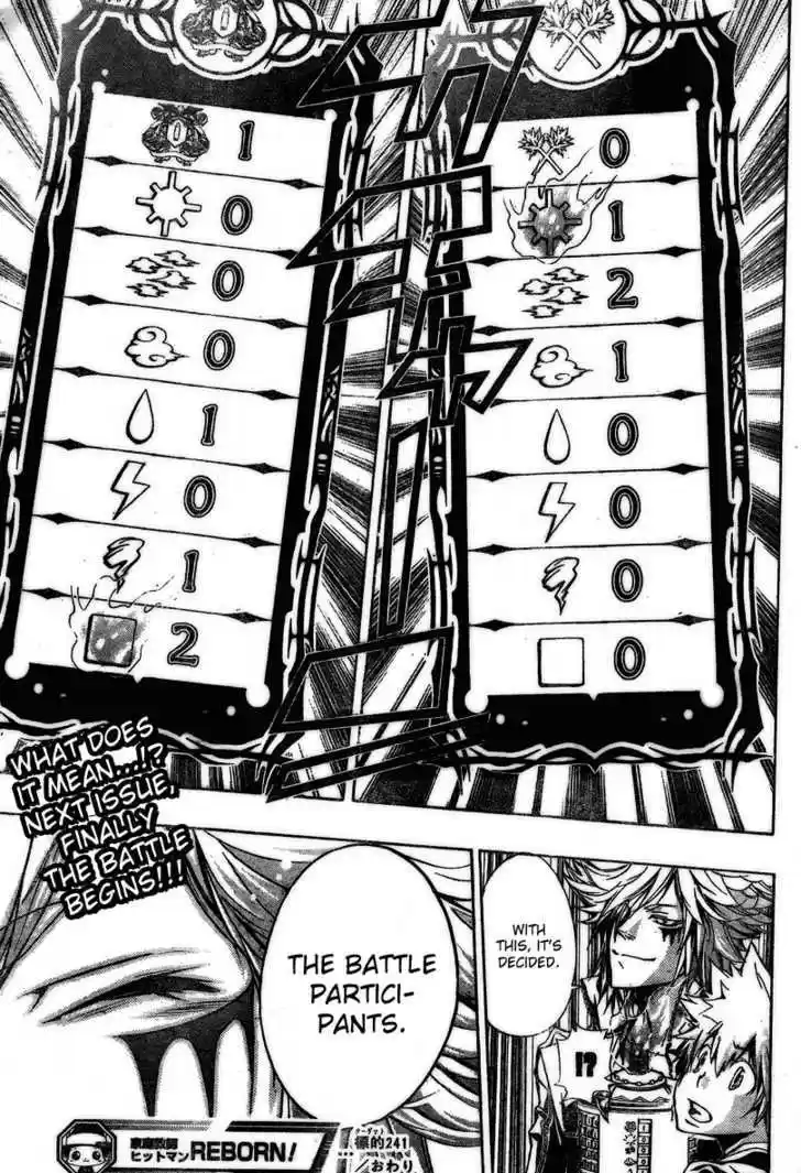 Kateikyoushi Hitman Reborn! 241