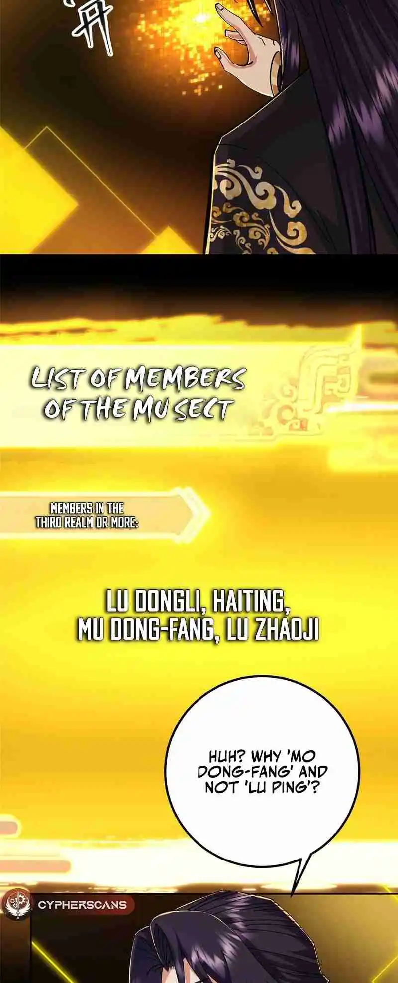 Keep a Low Profile, Sect Leader 273