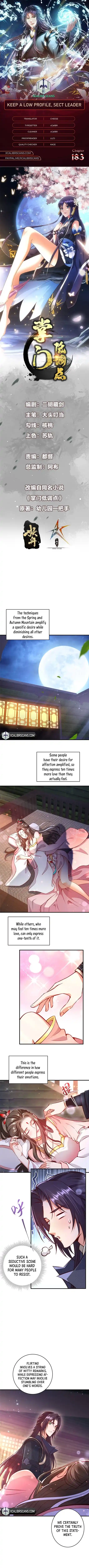 Keep A Low Profile, Sect Leader Chapter 183