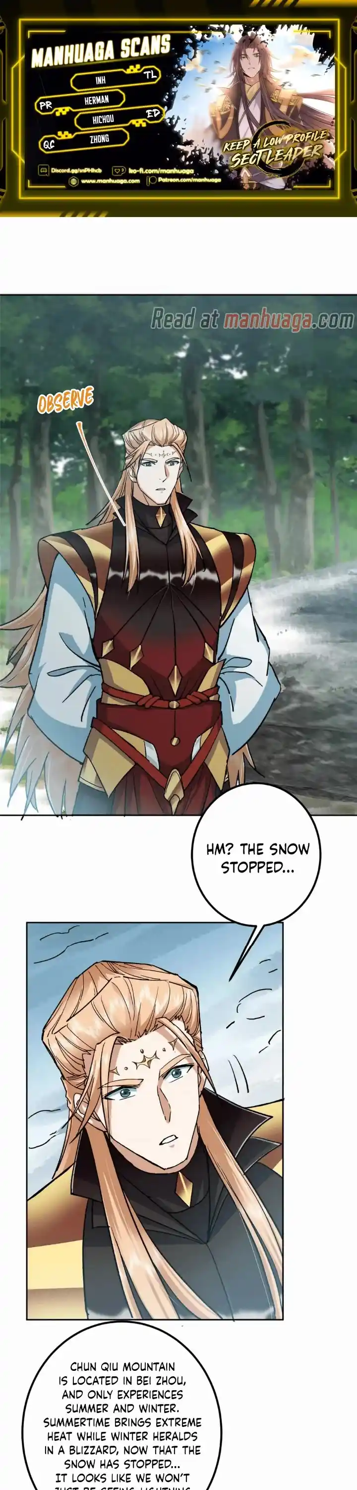 Keep A Low Profile, Sect Leader Chapter 280