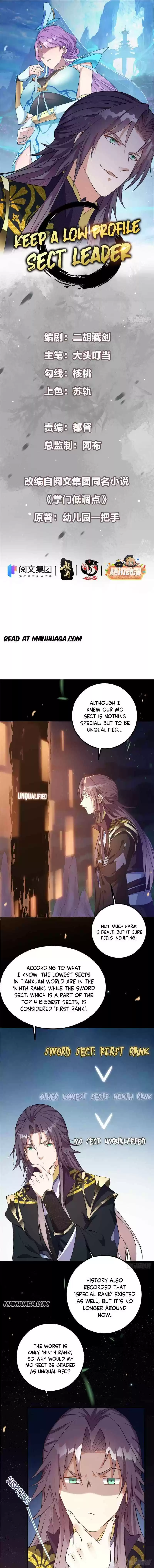 Keep A Low Profile, Sect Leader! Chapter 3