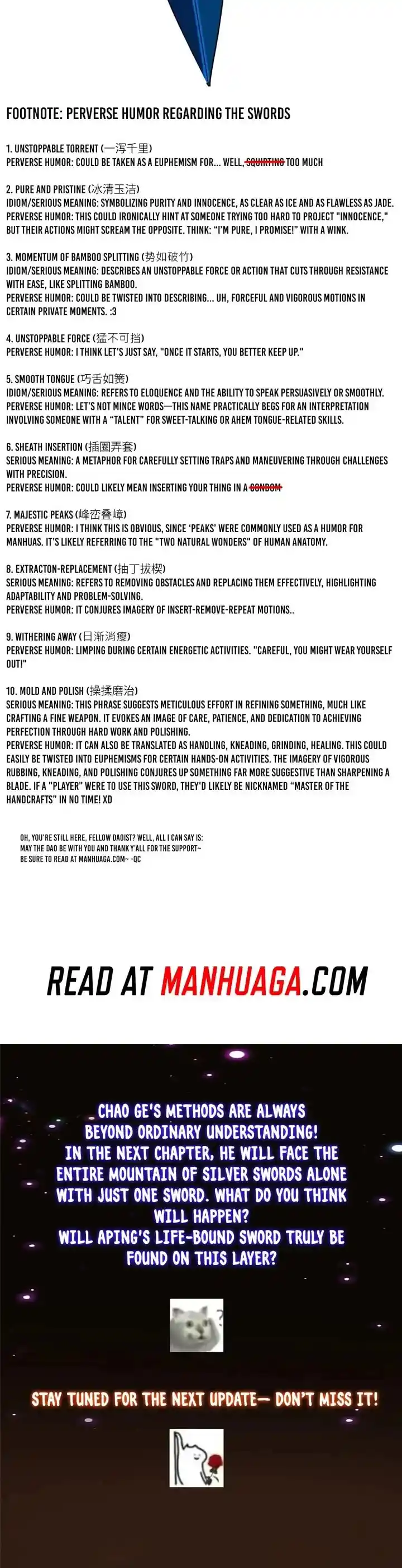 Keep A Low Profile, Sect Leader Chapter 444