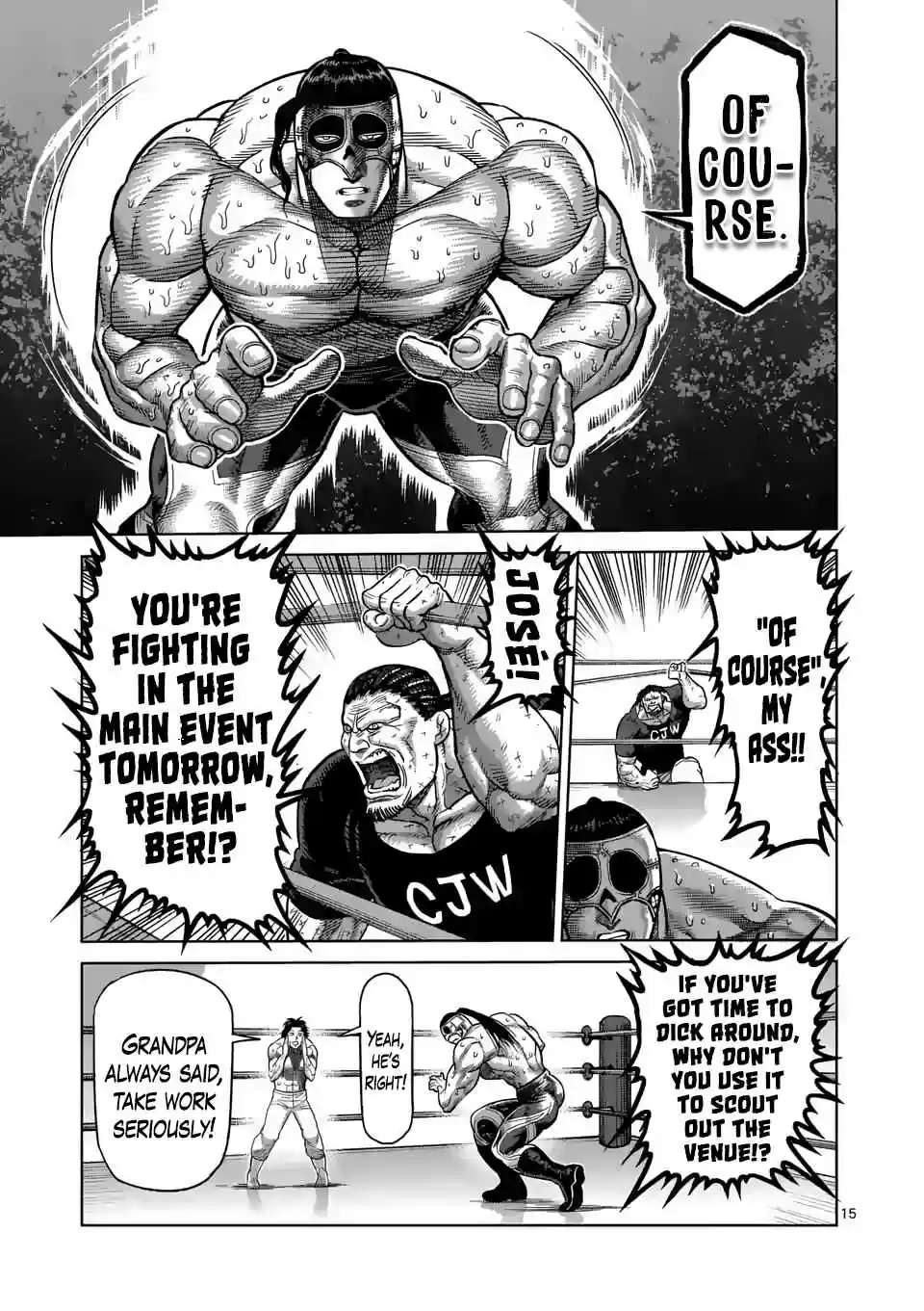 Kengan Omega Ch. 15 Ryuki vs. José
