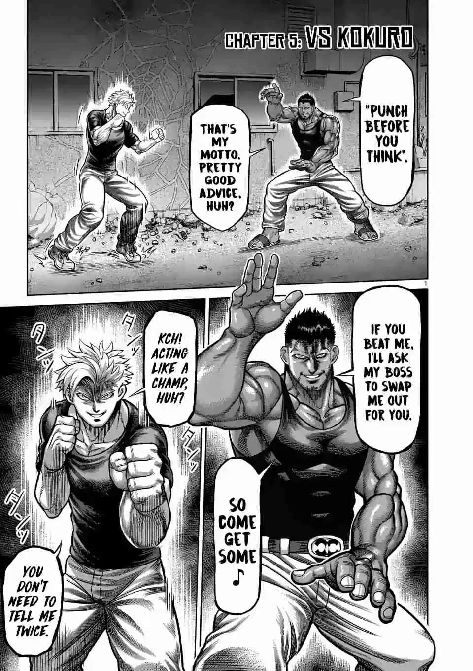 Kengan Omega Ch. 5 vs. Kokuro