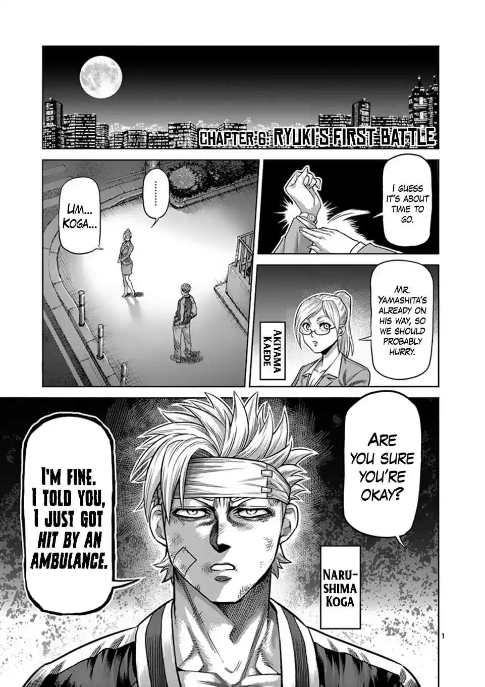 Kengan Omega Vol. 1 Ch. 6 Ryuki's First Battle