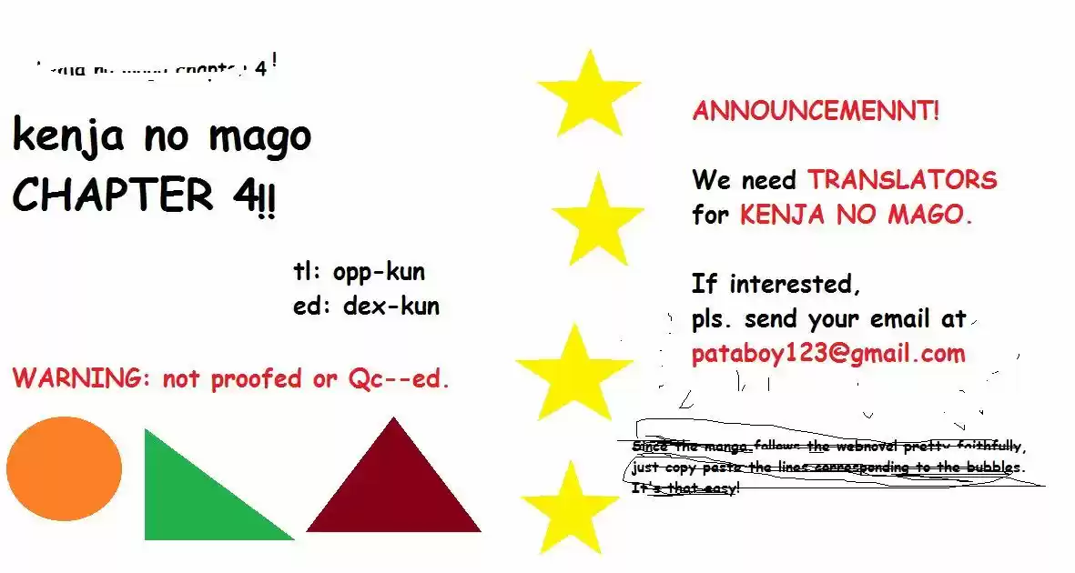 Kenja no Mago 4