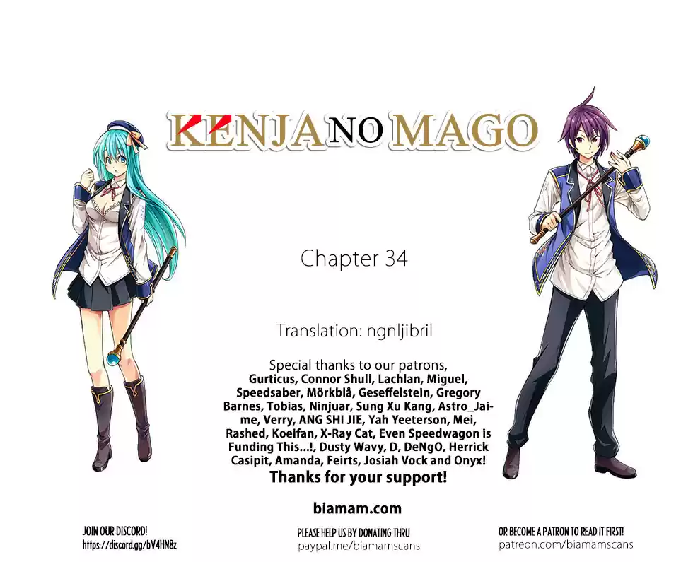 Kenja no Mago Ch. 34