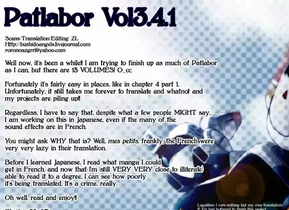 Kidou Keisatsu Patlabor 4.1