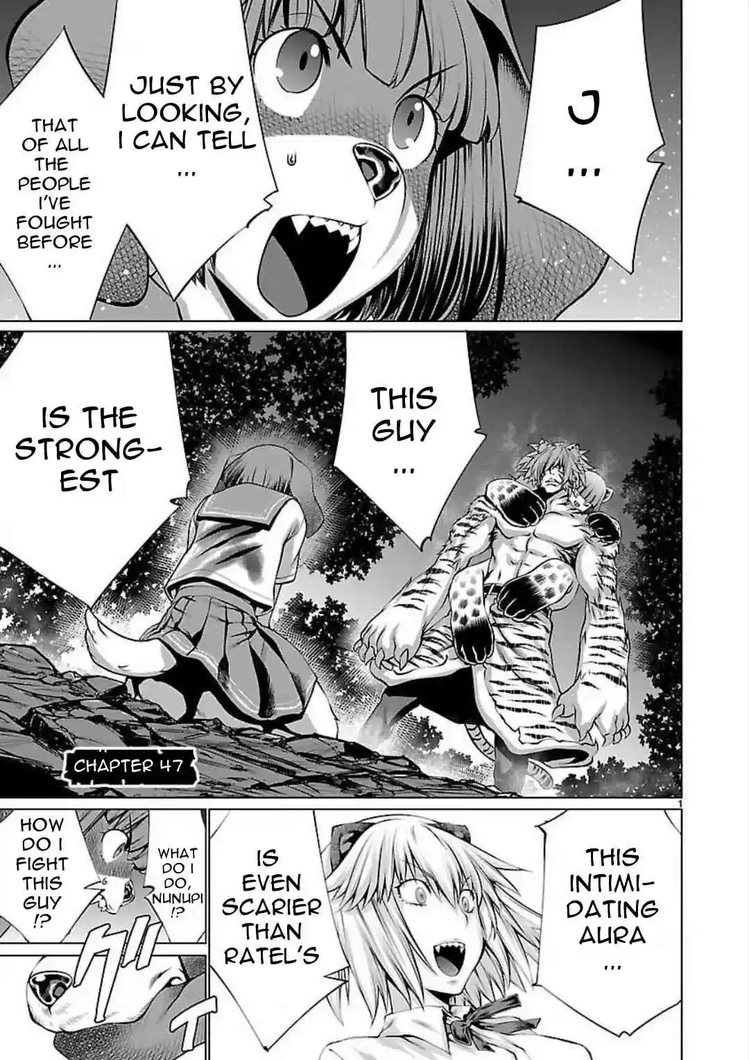 Killing Bites Vol. 10 Ch. 47 If I Run Away Here, I'll Never be the Chamption!