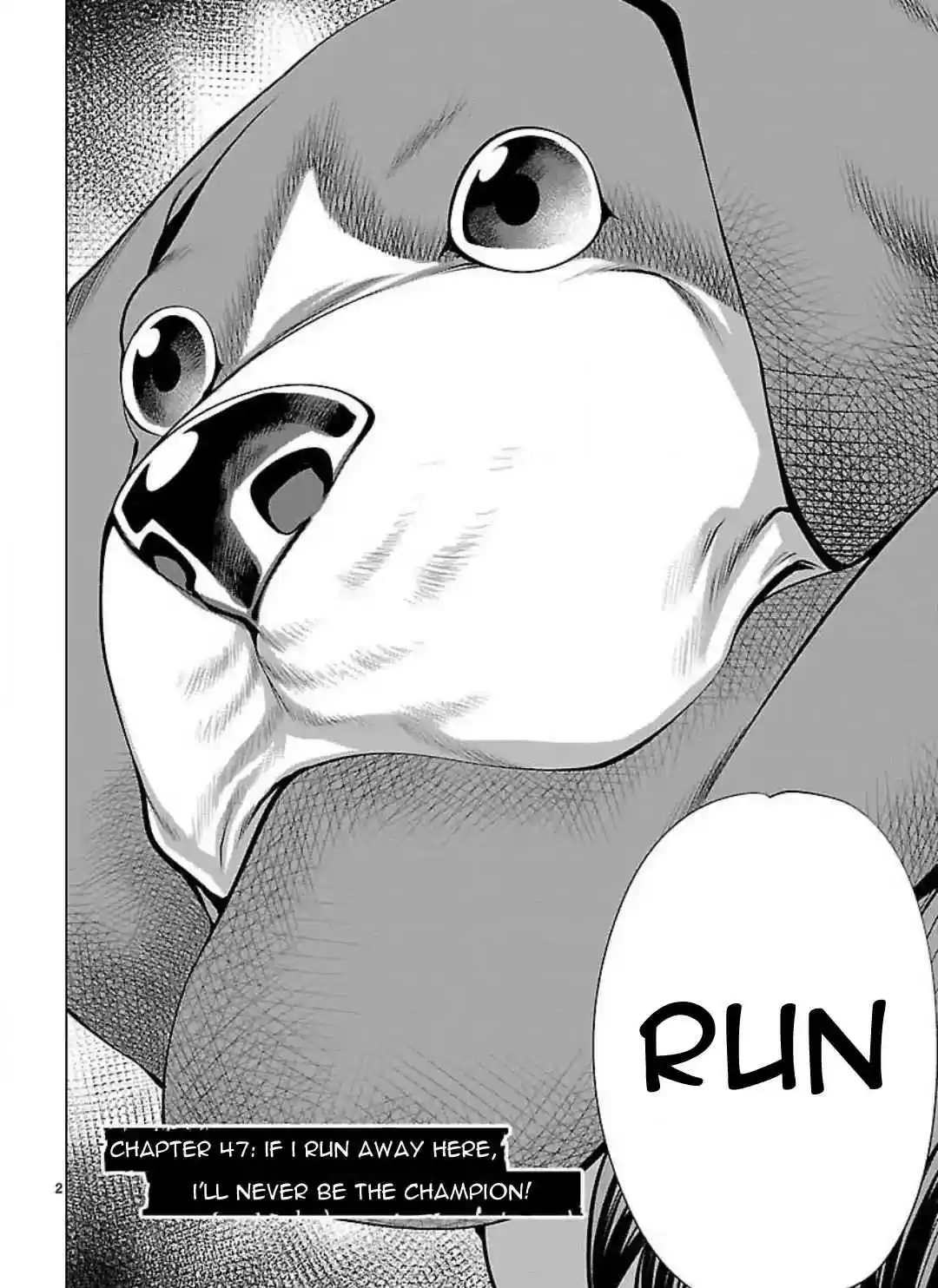 Killing Bites Vol. 10 Ch. 47 If I Run Away Here, I'll Never be the Chamption!