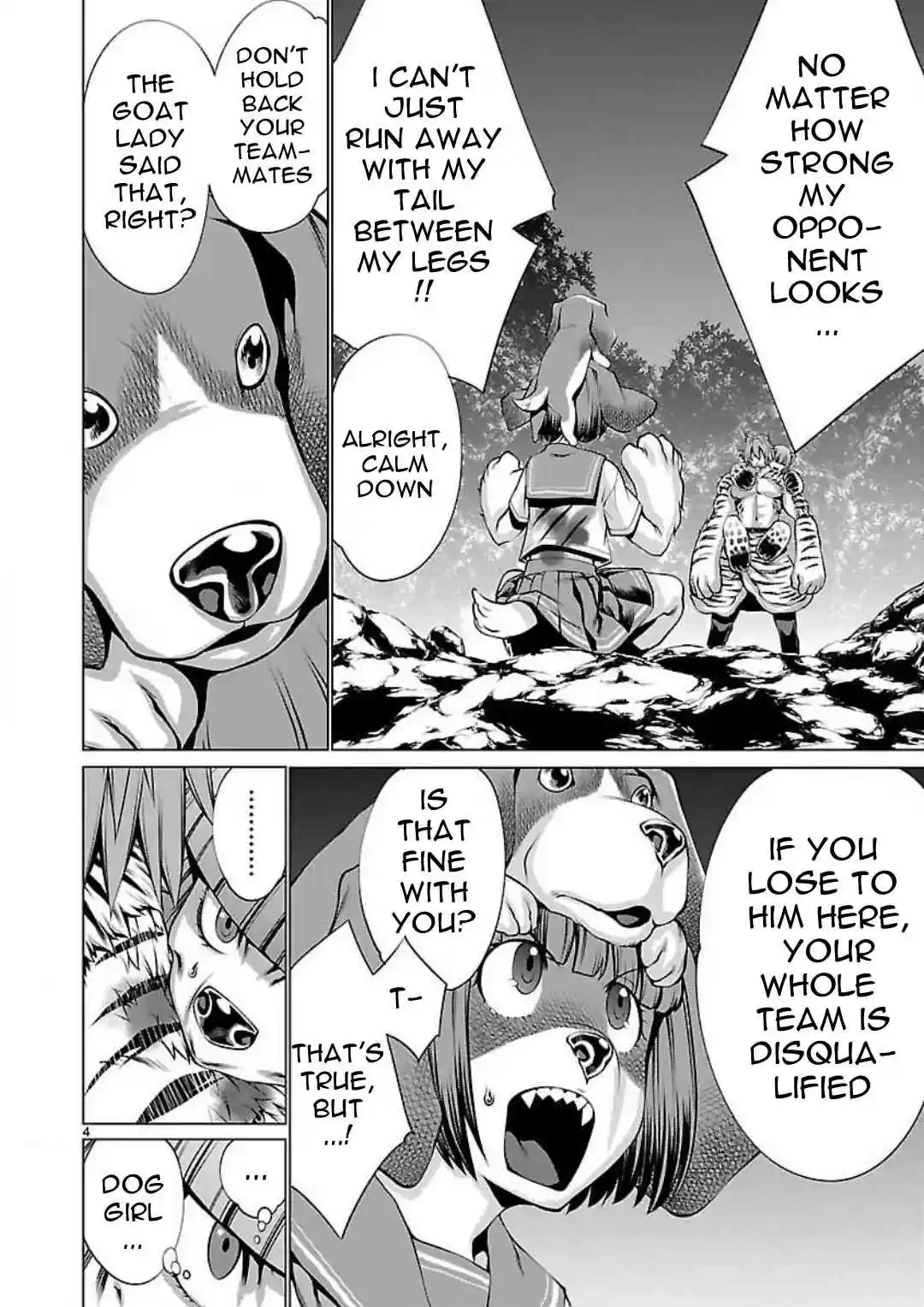 Killing Bites Vol. 10 Ch. 47 If I Run Away Here, I'll Never be the Chamption!