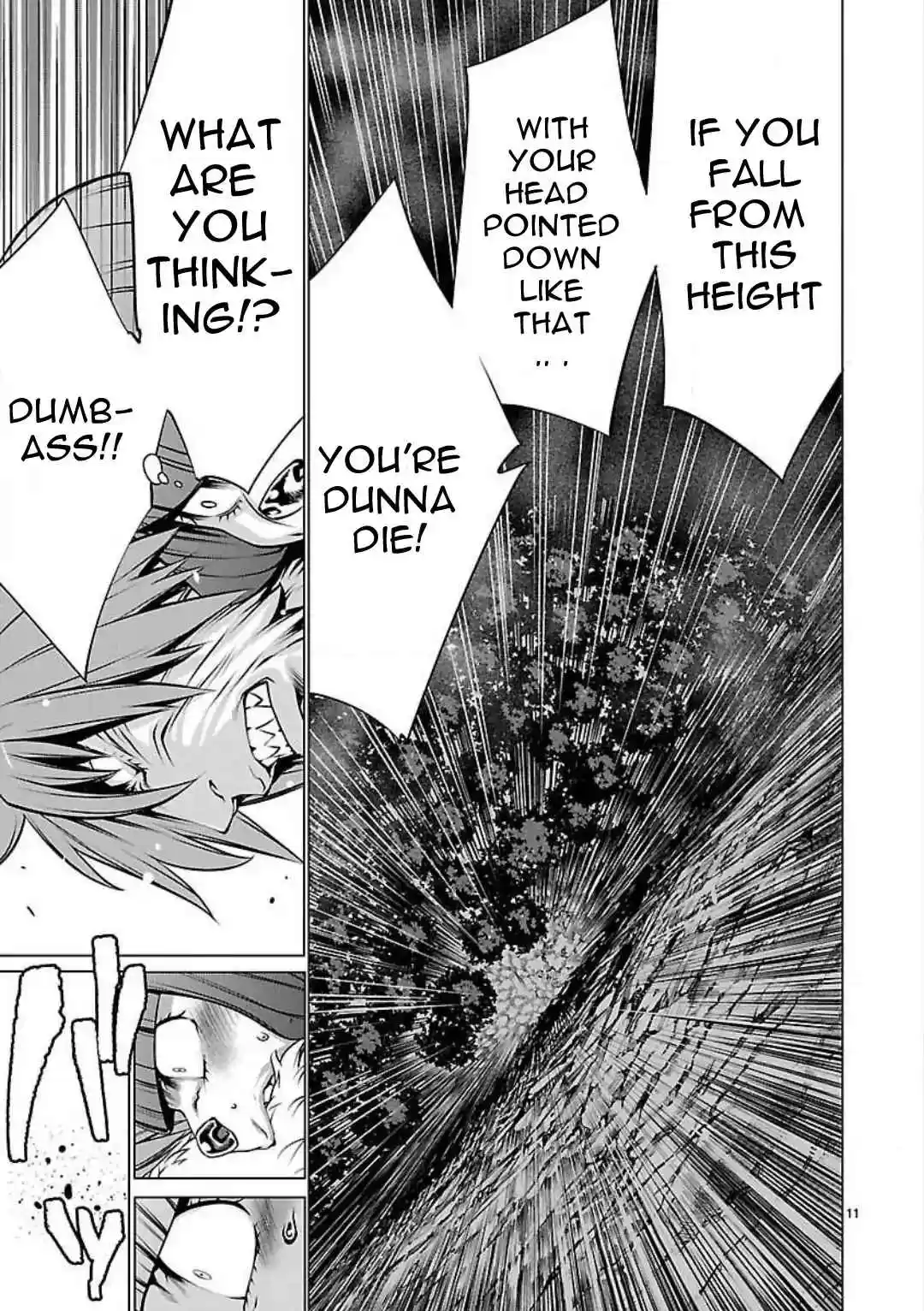 Killing Bites Vol. 10 Ch. 47 If I Run Away Here, I'll Never be the Chamption!