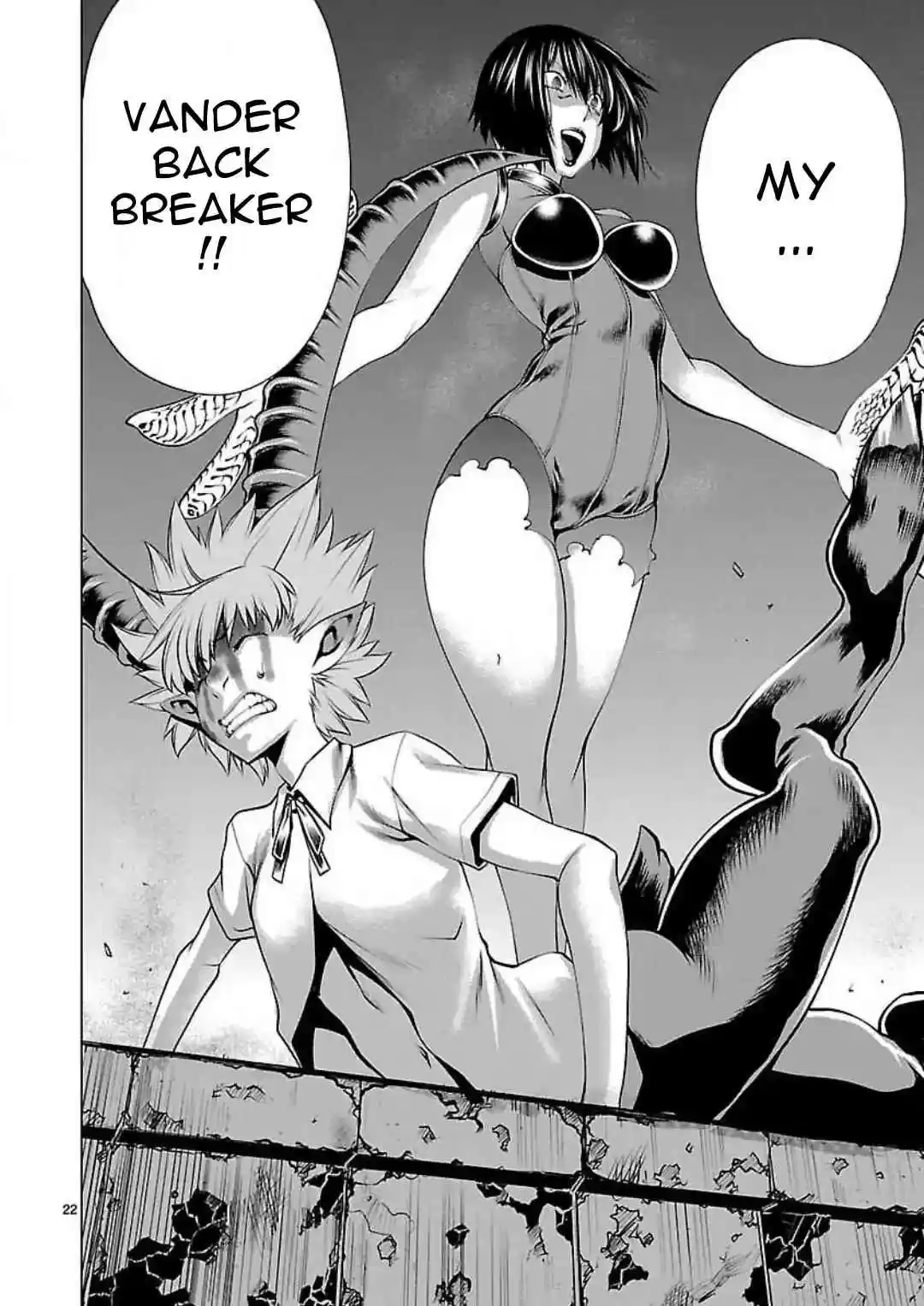 Killing Bites Vol. 10 Ch. 47 If I Run Away Here, I'll Never be the Chamption!