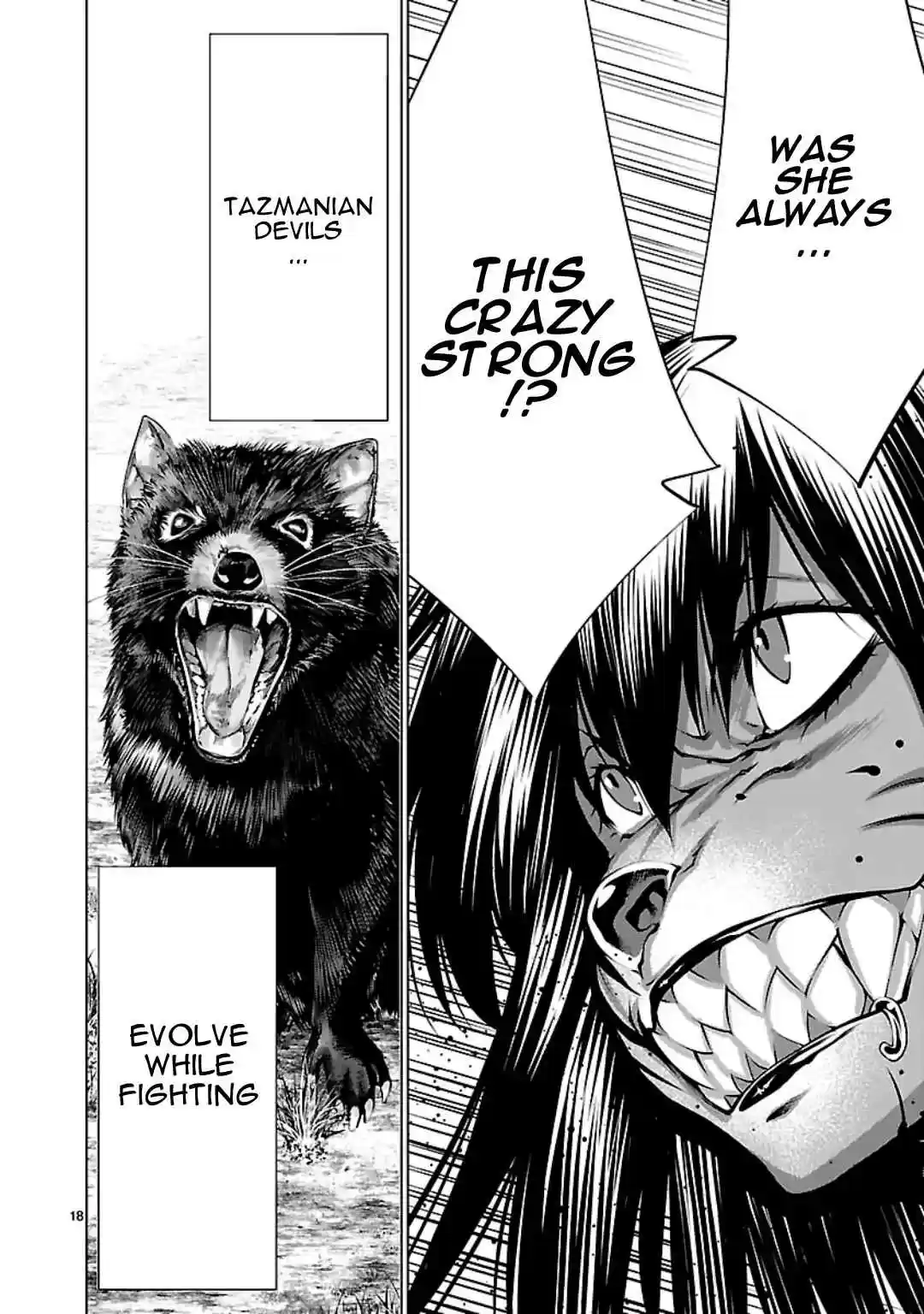 Killing Bites Vol. 12 Ch. 59 Let's Play Some More, Tazmanian Devil