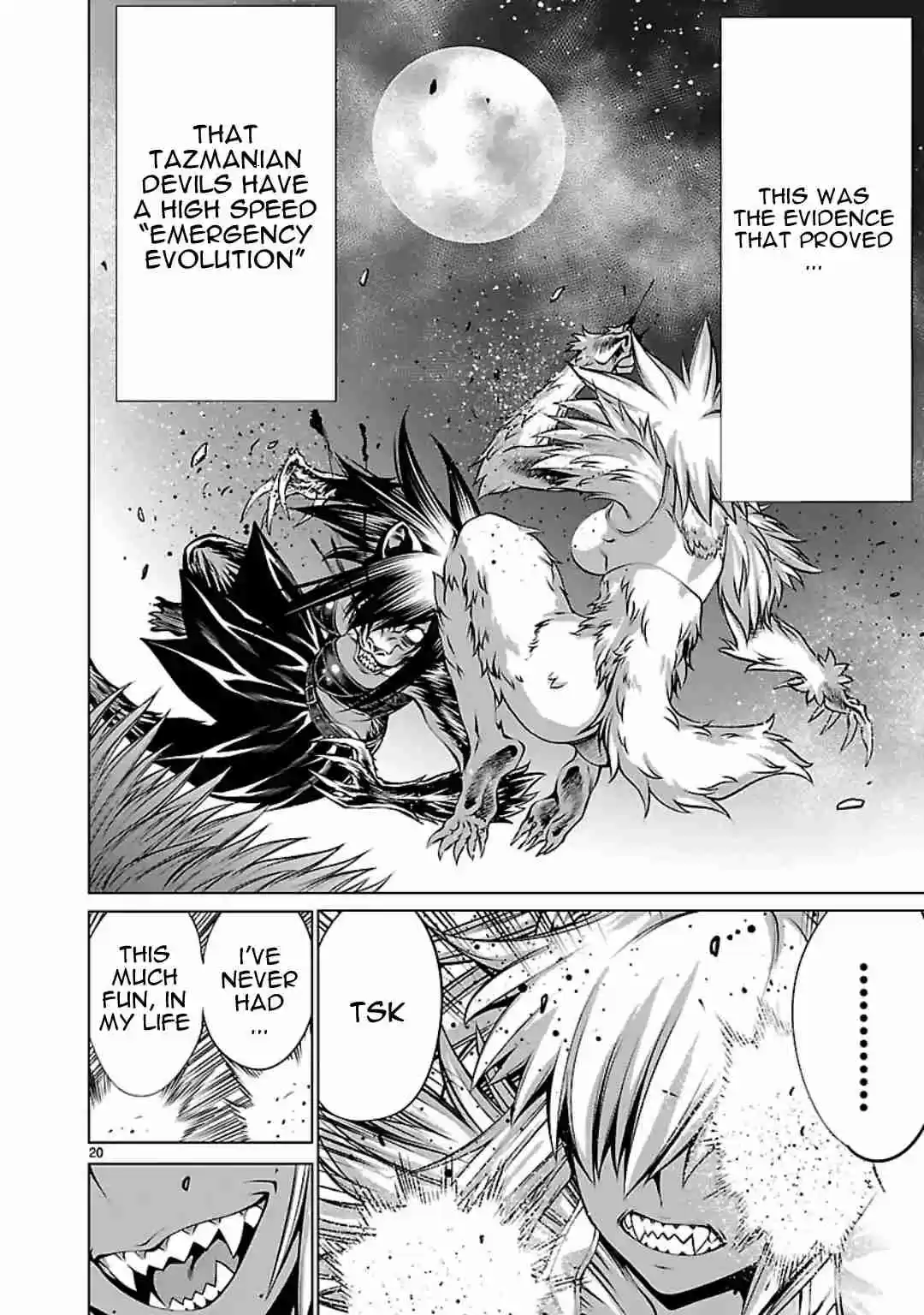 Killing Bites Vol. 12 Ch. 59 Let's Play Some More, Tazmanian Devil