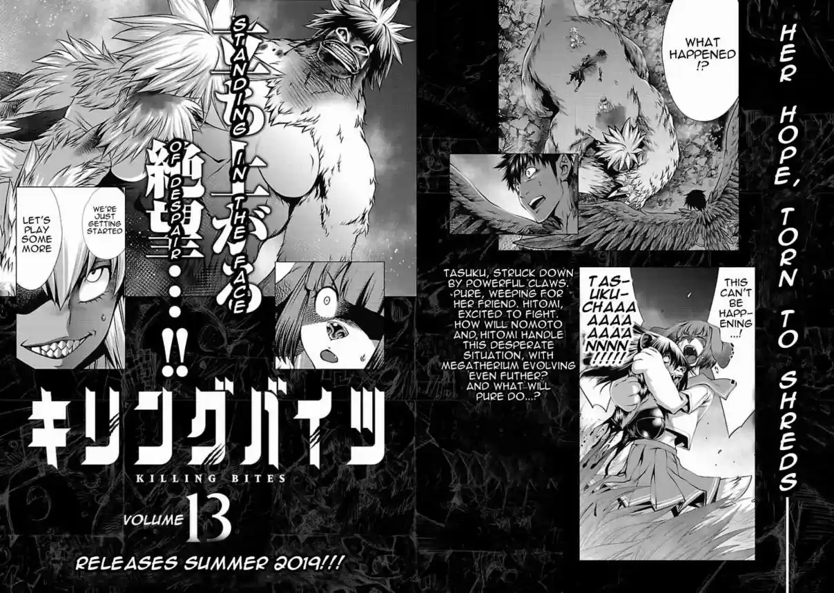 Killing Bites Vol. 12 Ch. 59 Let's Play Some More, Tazmanian Devil