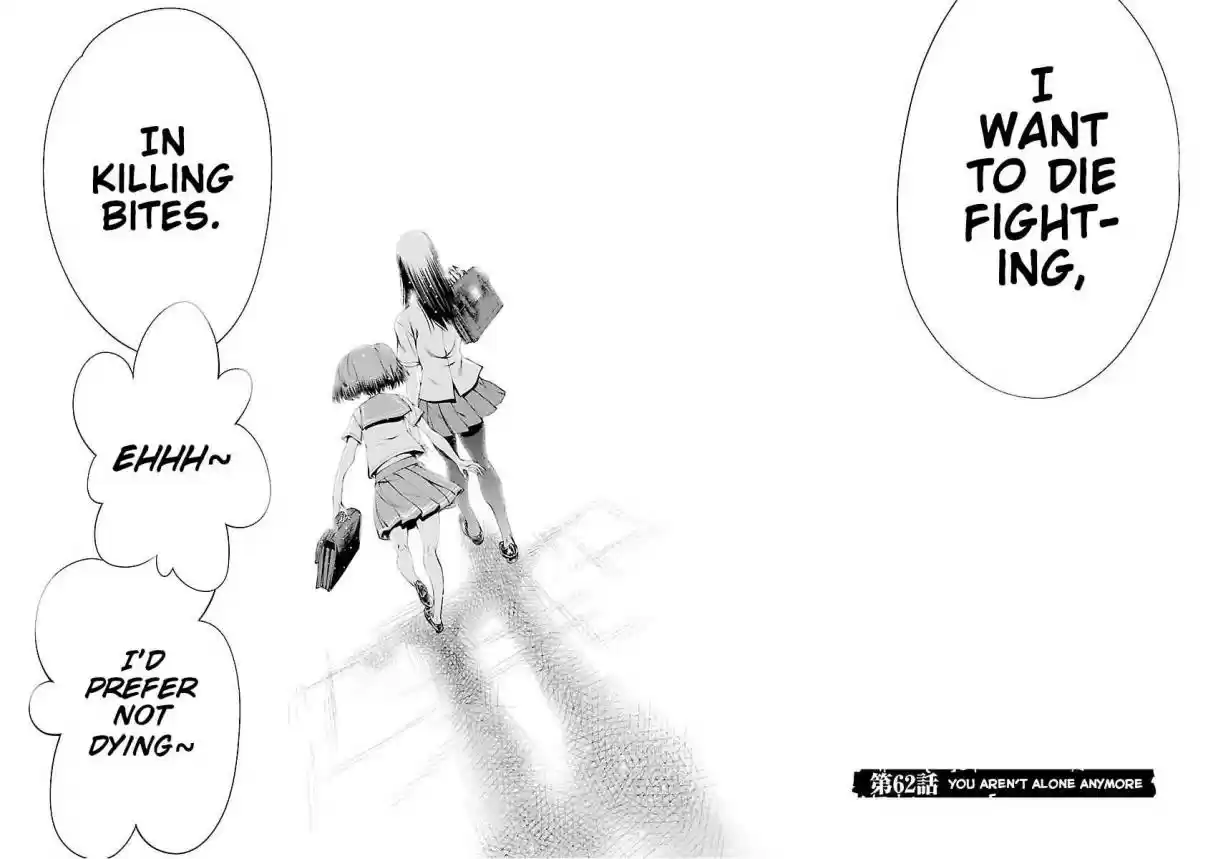 Killing Bites Vol. 13 Ch. 62 You Aren't Alone Anymore