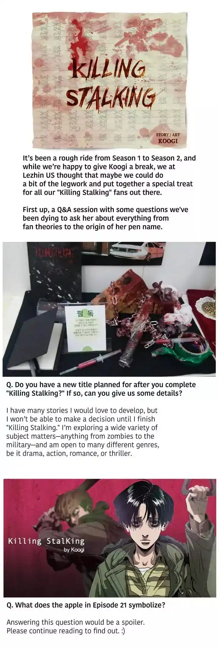 Killing Stalking Chapter 35.5