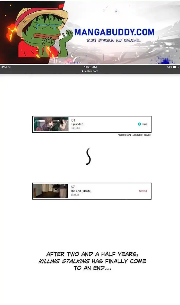 Killing Stalking Chapter 67.5