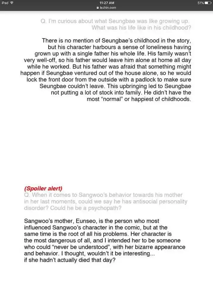 Killing Stalking Chapter 67.5