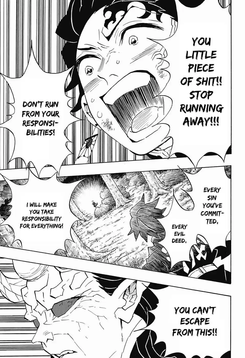 Kimetsu no Yaiba Ch. 124 Cut It Out, You Dipshit