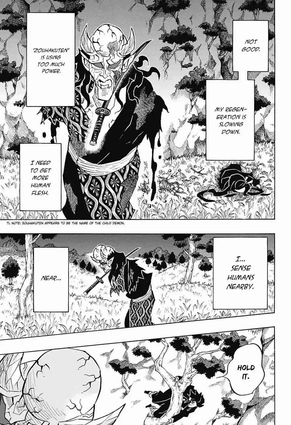 Kimetsu no Yaiba Ch. 125 The Creeping Dawn