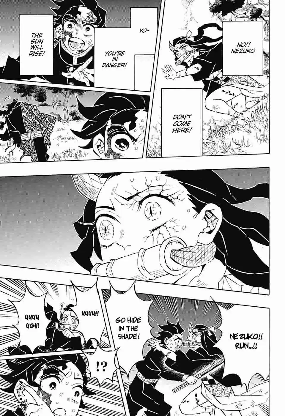 Kimetsu no Yaiba Ch. 126 The Sun Comes Up, and Light Shines Forth