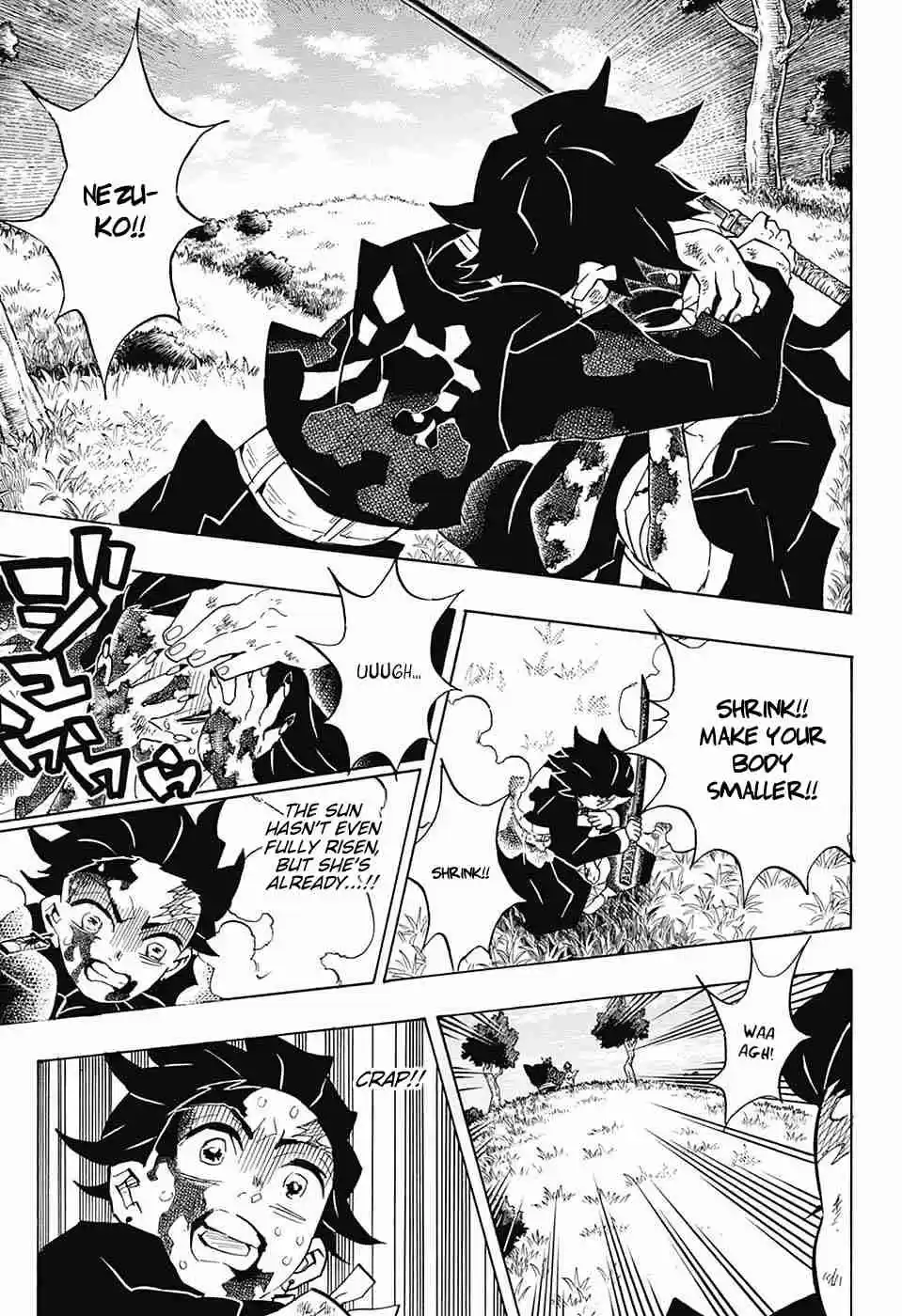 Kimetsu no Yaiba Ch. 126 The Sun Comes Up, and Light Shines Forth