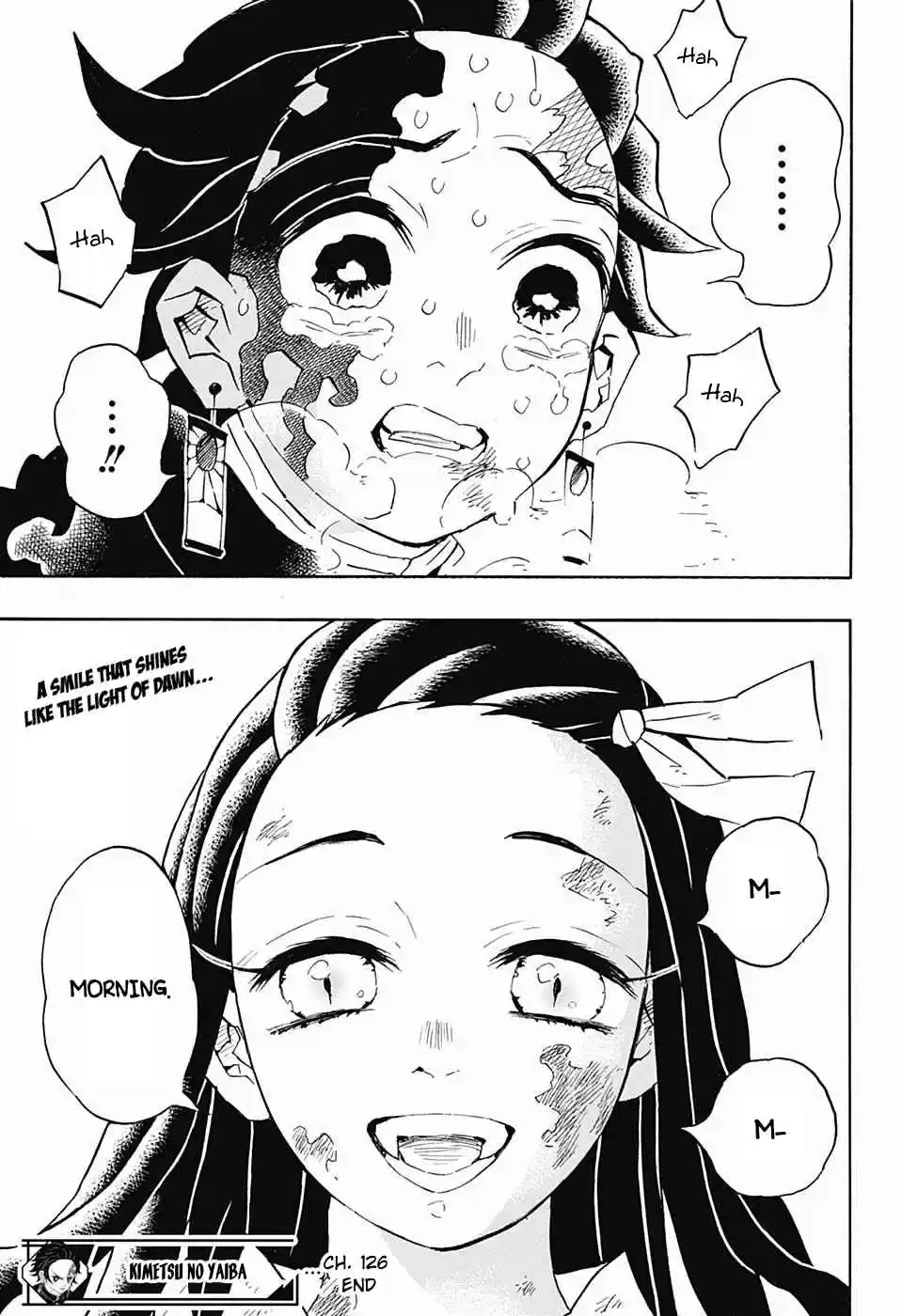 Kimetsu no Yaiba Ch. 126 The Sun Comes Up, and Light Shines Forth