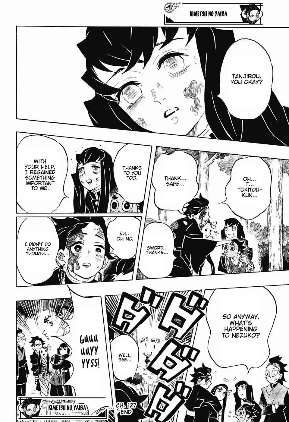 Kimetsu no Yaiba Ch. 127 Rumbles of Success