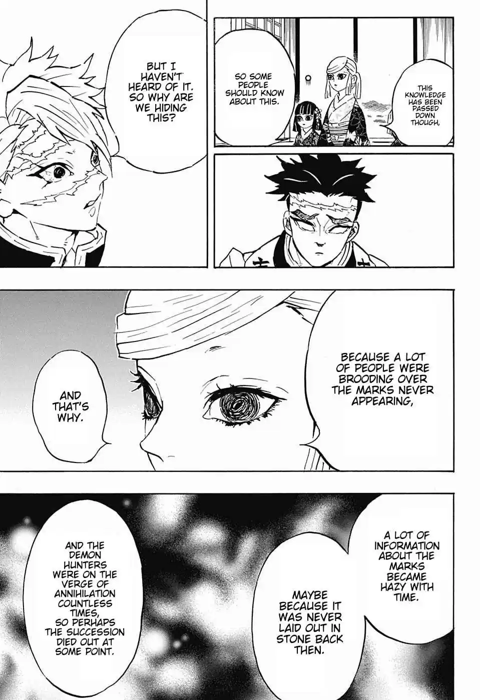 Kimetsu no Yaiba Ch. 128 Please Inform Us