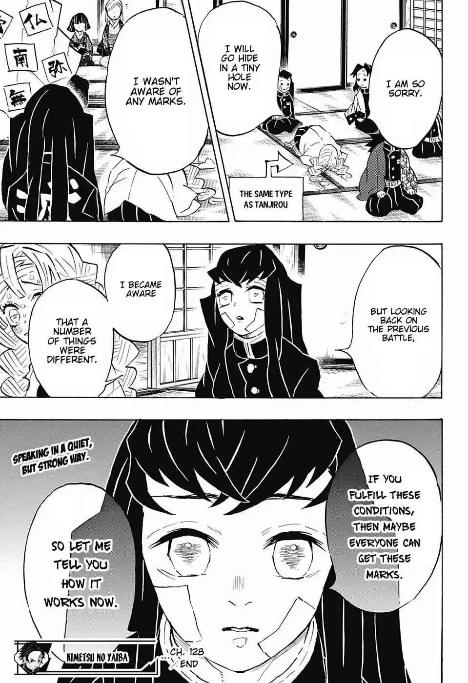 Kimetsu no Yaiba Ch. 128 Please Inform Us