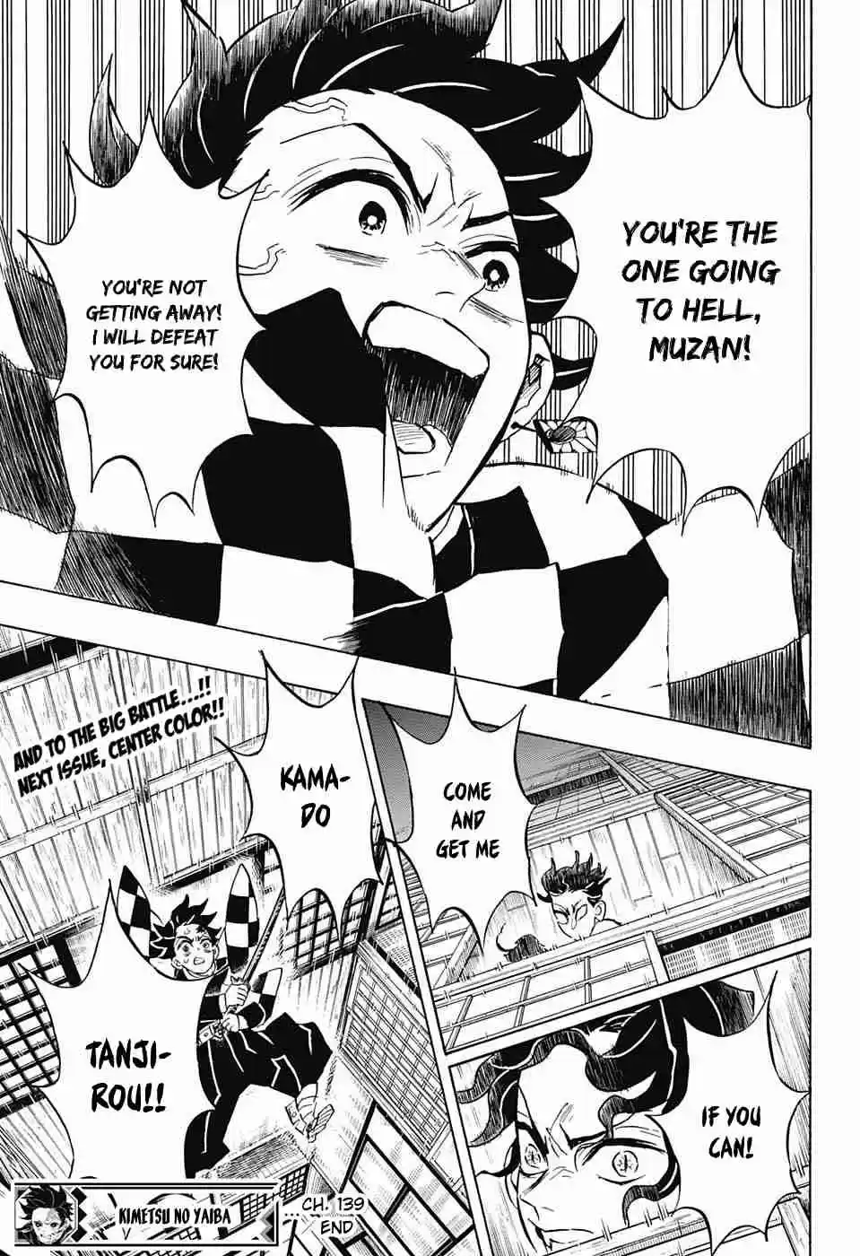 Kimetsu no Yaiba Ch. 139 Fall