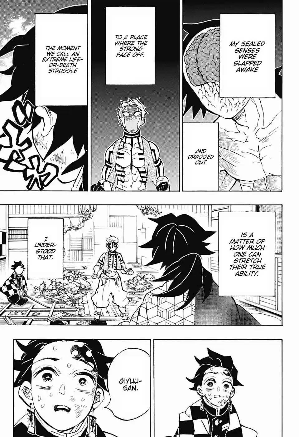 Kimetsu no Yaiba Ch. 150 Realization